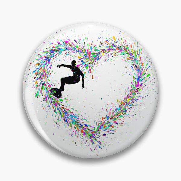 Item preview, Love Surfing Rainbow Wave designed and sold by ChristinasMess.
