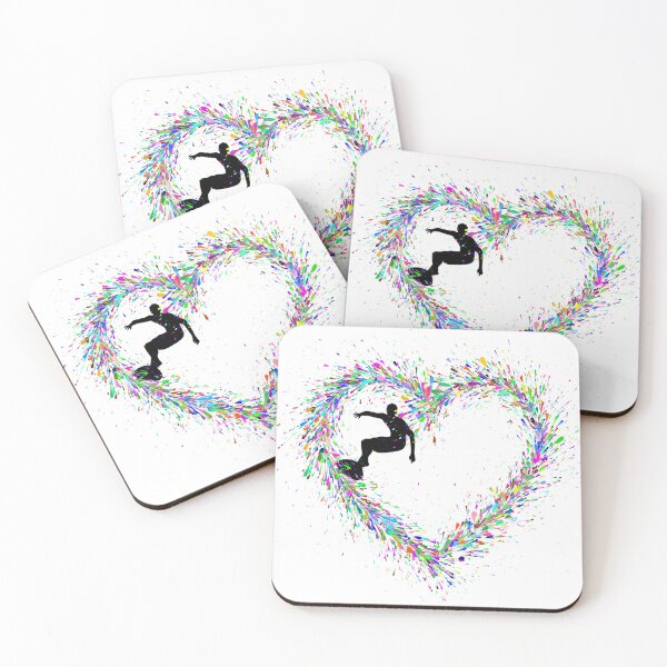 Item preview, Love Surfing Rainbow Wave designed and sold by ChristinasMess.