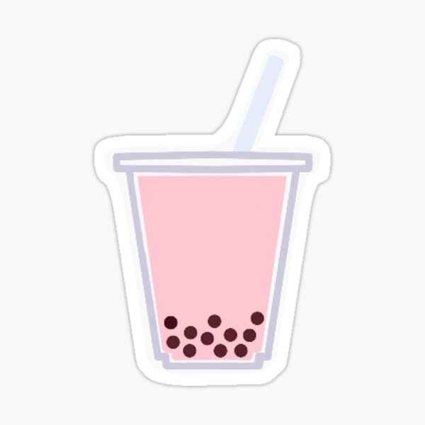 Vista previa del artículo con la obra «Rose Milk Tea Tapioca», diseñado y vendido por em designs.