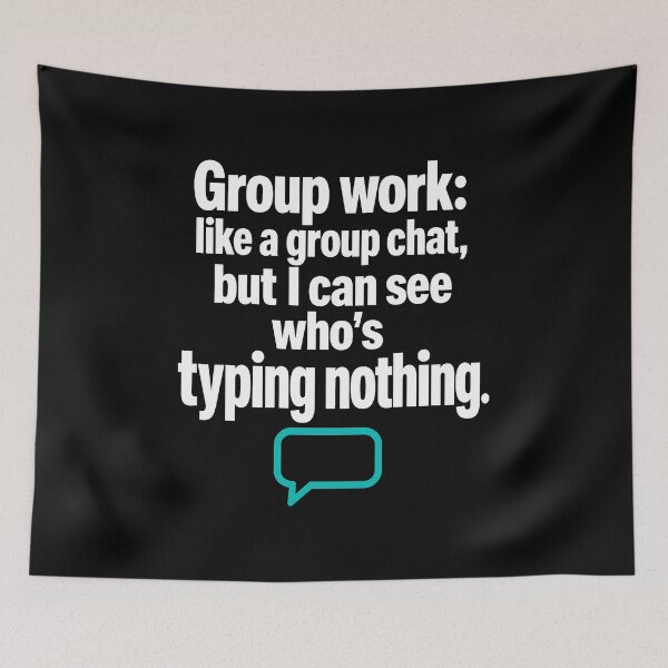 Item preview, Funny teacher group work saying designed and sold by pirminio.