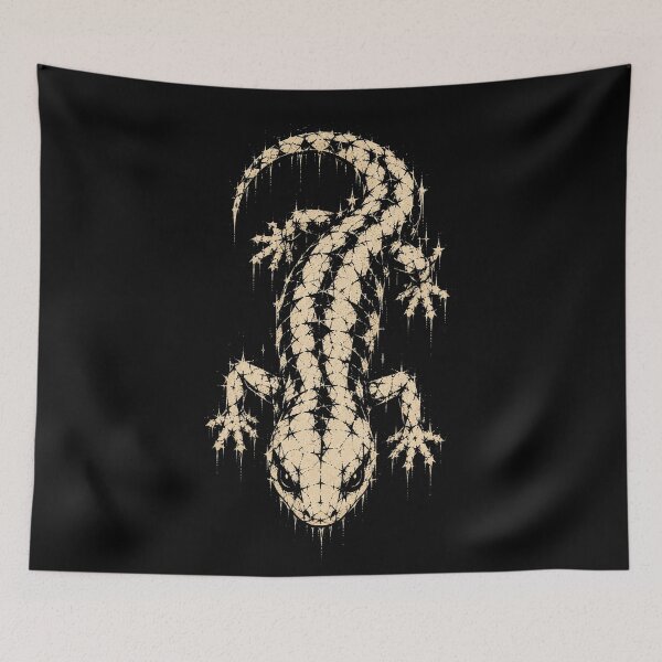 Item preview, Mystic Geometric Salamander - Vintage Nature Shirt designed and sold by JonelCrafts.