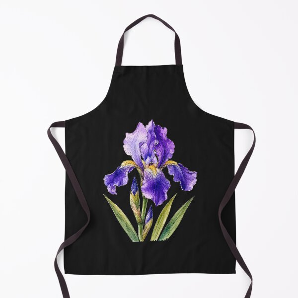 Item preview, Minimal Iris Botanical Watercolor designed and sold by ColorSplash123.