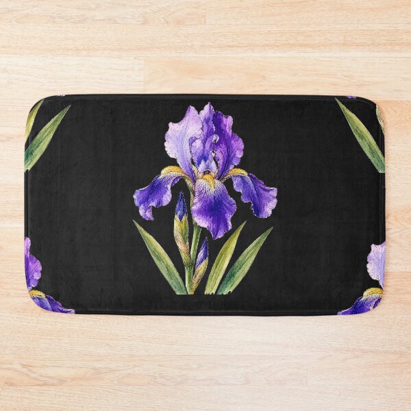 Item preview, Minimal Iris Botanical Watercolor designed and sold by ColorSplash123.