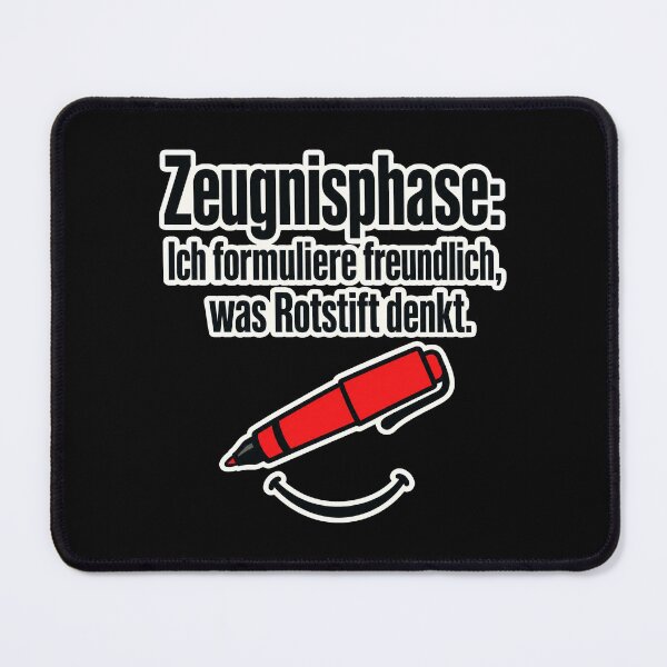 Item preview, Teacher Report Card Period Red Pen Humor Saying Gift designed and sold by pirminio.