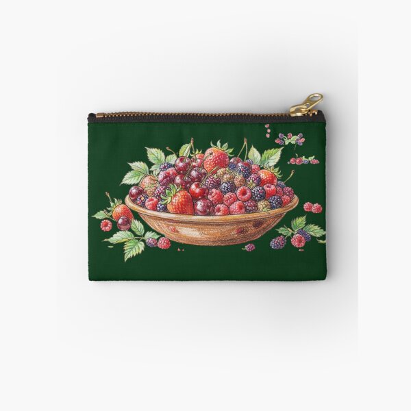 Item preview, Summer Berry Harvest Watercolor designed and sold by 63Hotpeppers.