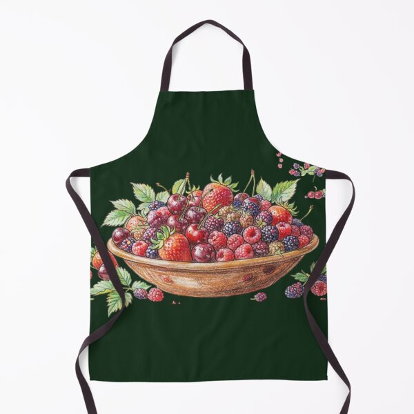 Item preview, Summer Berry Harvest Watercolor designed and sold by 63Hotpeppers.