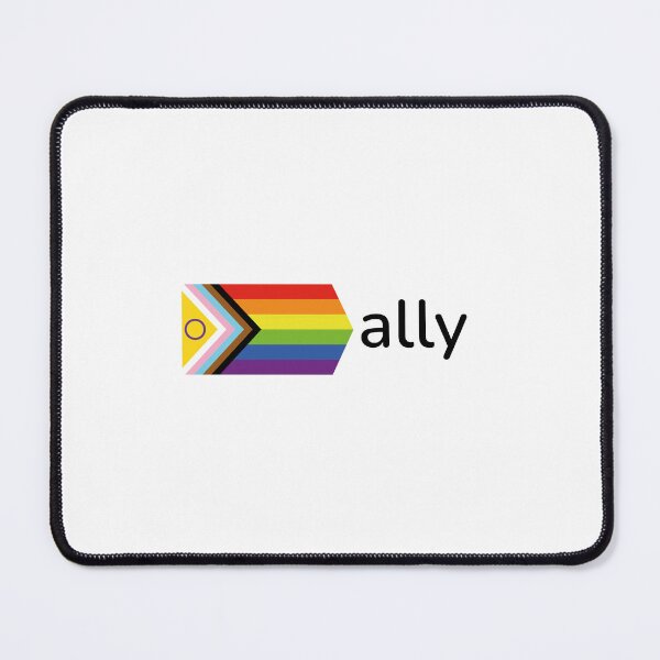 Item preview, Intersex-Inclusive Pride Flag Ally Banner Horizontal Design black font designed and sold by elasticmindland.
