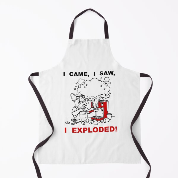 Item preview, I Came I Saw I Exploded Funny French Bulldog Coffee designed and sold by The Bold Line Studio.