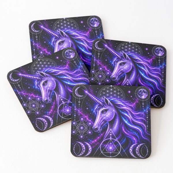 Item preview, ? Celestial Unicorn Sacred Geometry Art ? designed and sold by MandyMCDigi.