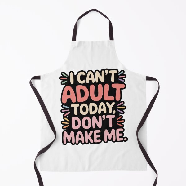 Item preview, I Can't Adult Today Funny Quote Design designed and sold by Black Directive.
