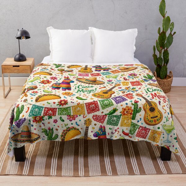 Item preview, Fiesta pattern para Cinco de Mayo designed and sold by Side Quest Co..