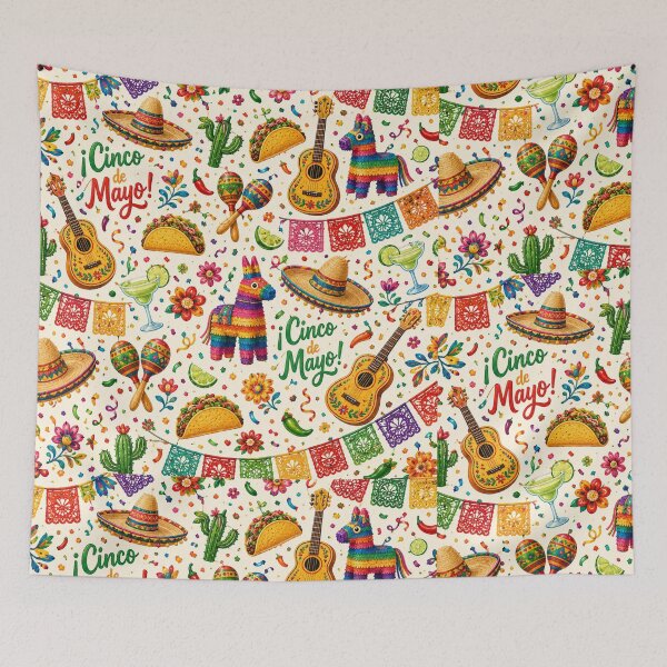 Item preview, Fiesta pattern para Cinco de Mayo designed and sold by Side Quest Co..