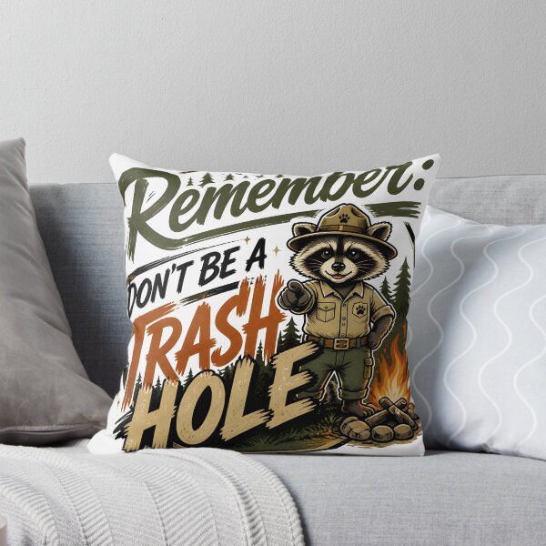 Item preview, Funny Raccoon Park Ranger Camping Design designed and sold by LunaPixelStudio.