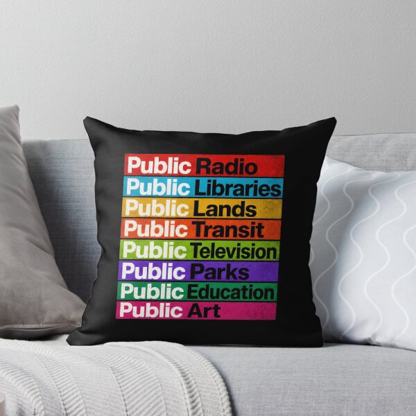 Item preview, Public Radio Libraries Lands Transit Television Parks designed and sold by Randomera.