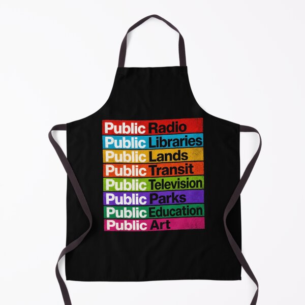Item preview, Public Radio Libraries Lands Transit Television Parks designed and sold by Randomera.
