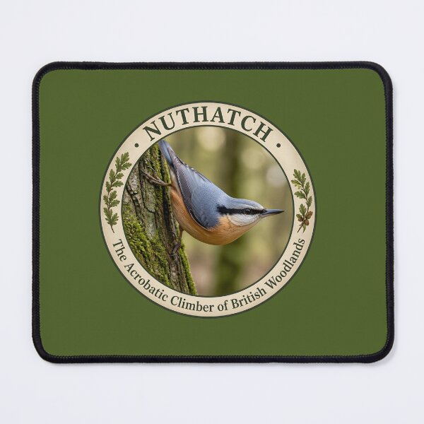 Item preview, NUTHATCH – The Acrobatic Climber of British Woodlands designed and sold by The Digital Compass.