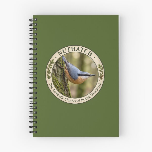 Item preview, NUTHATCH  – The Acrobatic Climber of British Woodlands designed and sold by The Digital Compass.