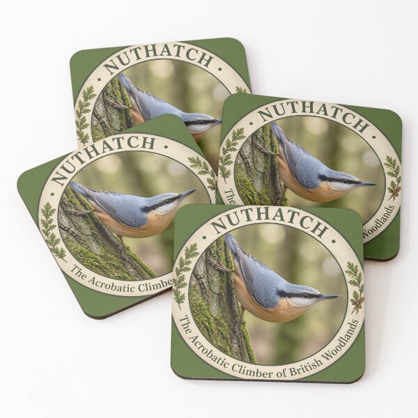 Item preview, NUTHATCH  – The Acrobatic Climber of British Woodlands designed and sold by The Digital Compass.