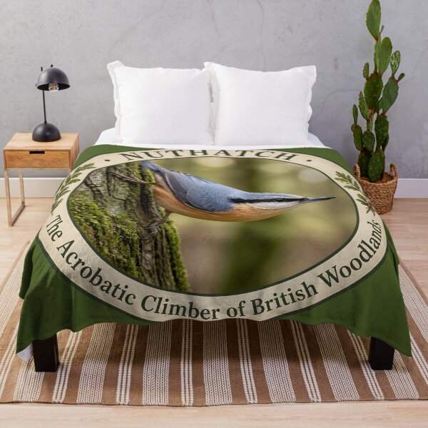 Item preview, NUTHATCH – The Acrobatic Climber of British Woodlands designed and sold by The Digital Compass.