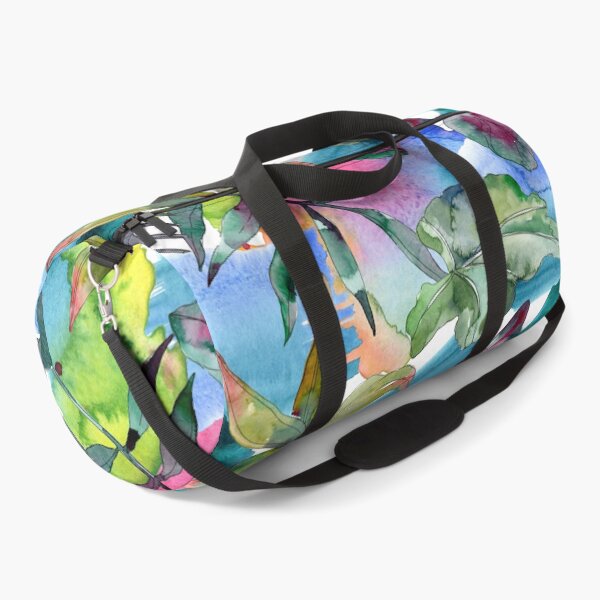 Item preview, Colorful Watercolor Leaves Pattern designed and sold by behappyandrelax.
