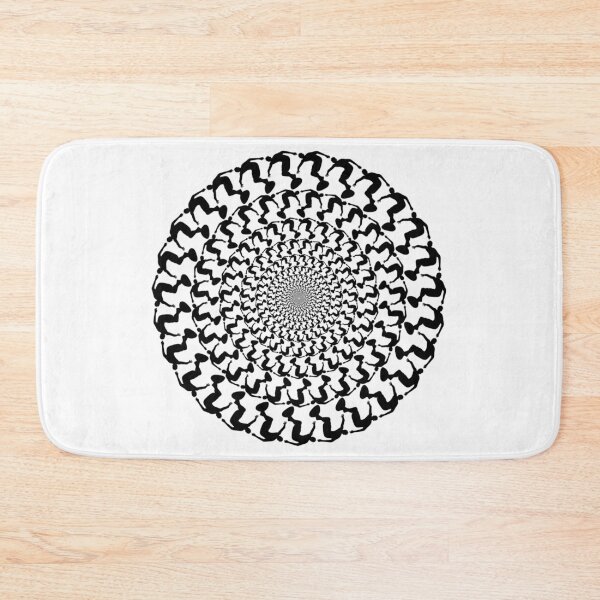 Item preview, Wake Surfing Black Kaleidoscope Mandala  designed and sold by ChristinasMess.