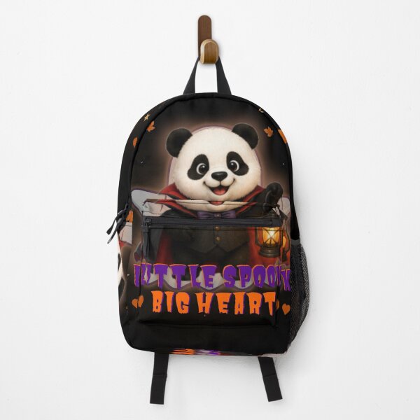 Item preview, Cute Halloween Panda Little Spook Big Heart Kawaii Pumpkin Shirt designed and sold by EnginerdStudio.