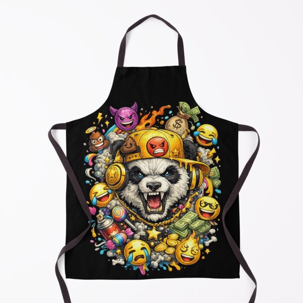 Item preview, Savage Panda Emoji Chaos designed and sold by Funky Fable studio.