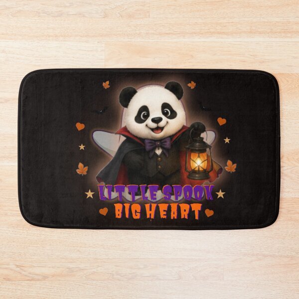 Item preview, Cute Halloween Panda Little Spook Big Heart Kawaii Pumpkin Shirt designed and sold by EnginerdStudio.