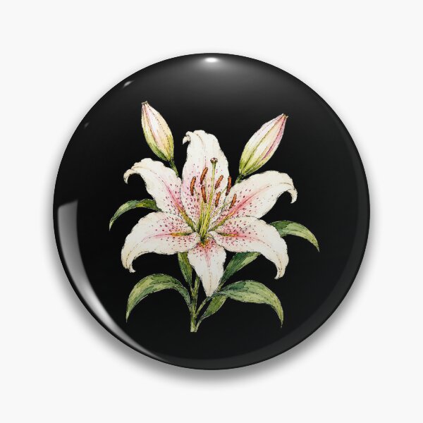 Item preview, Minimal Lily Botanical Watercolor designed and sold by ColorSplash123.