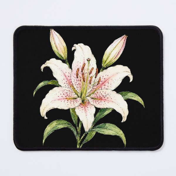 Item preview, Minimal Lily Botanical Watercolor designed and sold by ColorSplash123.
