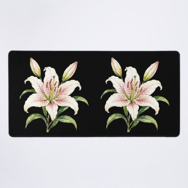 Item preview, Minimal Lily Botanical Watercolor designed and sold by ColorSplash123.