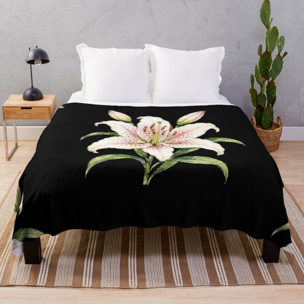 Item preview, Minimal Lily Botanical Watercolor designed and sold by ColorSplash123.