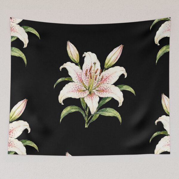 Item preview, Minimal Lily Botanical Watercolor designed and sold by ColorSplash123.