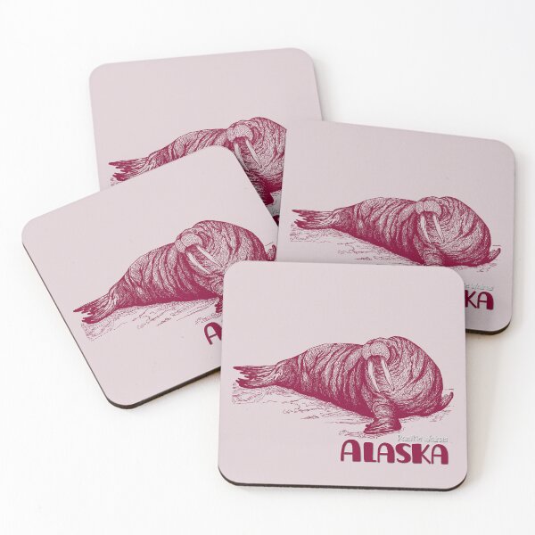 Item preview, Walrus Drawing, Alaska designed and sold by AlaskaExtreme.