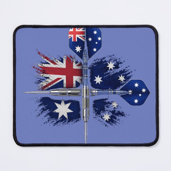 Item preview, Australian Flag Darts Crossed Dart Design designed and sold by rafi18.