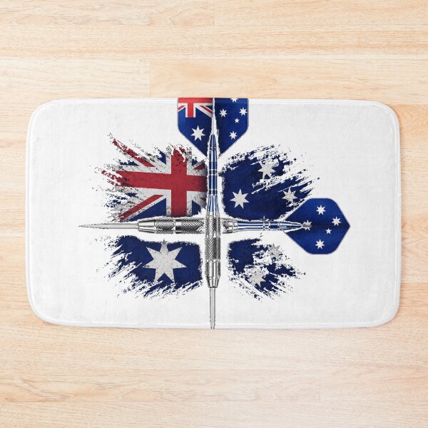 Item preview, Australian Flag Darts Crossed Dart Design designed and sold by rafi18.