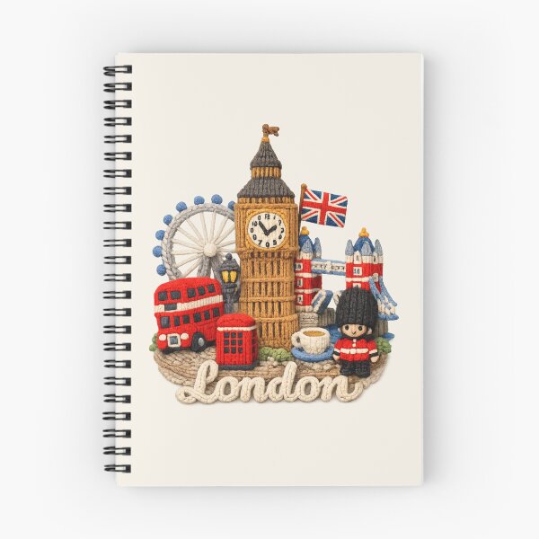 Item preview, Cute Knitted London Landmark | Handmade Yarn City Travel Knit Souvenir designed and sold by Moons Studio.