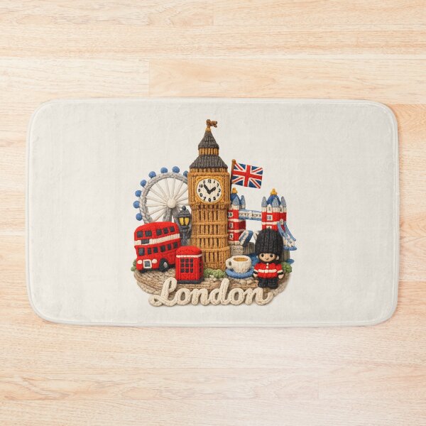 Item preview, Cute Knitted London Landmark | Handmade Yarn City Travel Knit Souvenir designed and sold by Moons Studio.