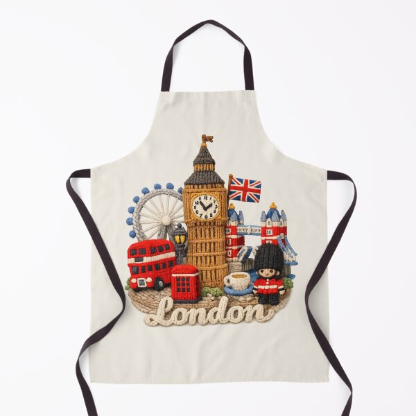 Item preview, Cute Knitted London Landmark | Handmade Yarn City Travel Knit Souvenir designed and sold by Moons Studio.