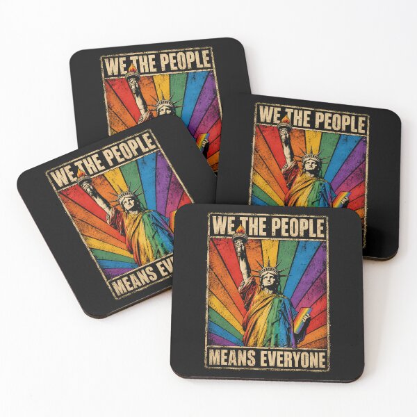 Item preview, USA LGBTQ Equality We The People Means Everyone Pride designed and sold by Randomera.