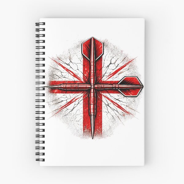 Item preview, England Darts Crossed Darts Grunge Design designed and sold by rafi18.