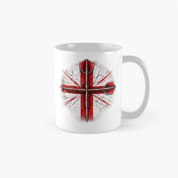 Item preview, England Darts Crossed Darts Grunge Design designed and sold by rafi18.