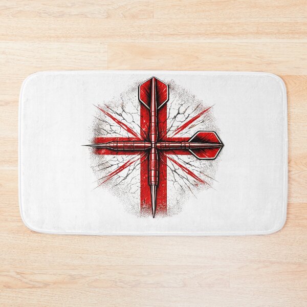 Item preview, England Darts Crossed Darts Grunge Design designed and sold by rafi18.