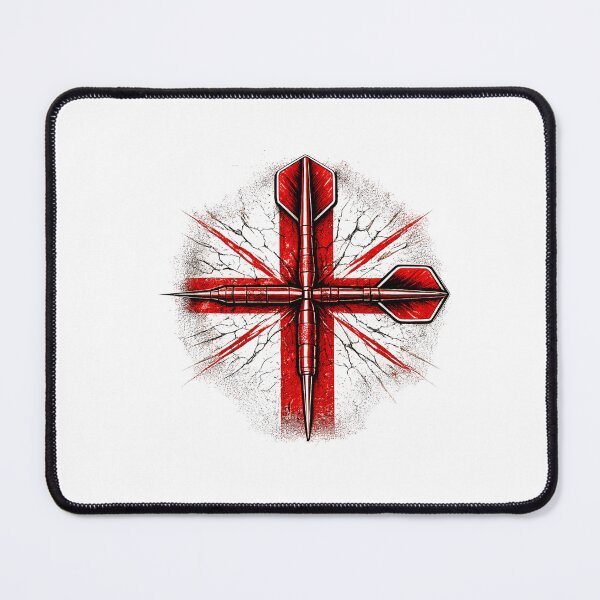 Item preview, England Darts Crossed Darts Grunge Design designed and sold by rafi18.