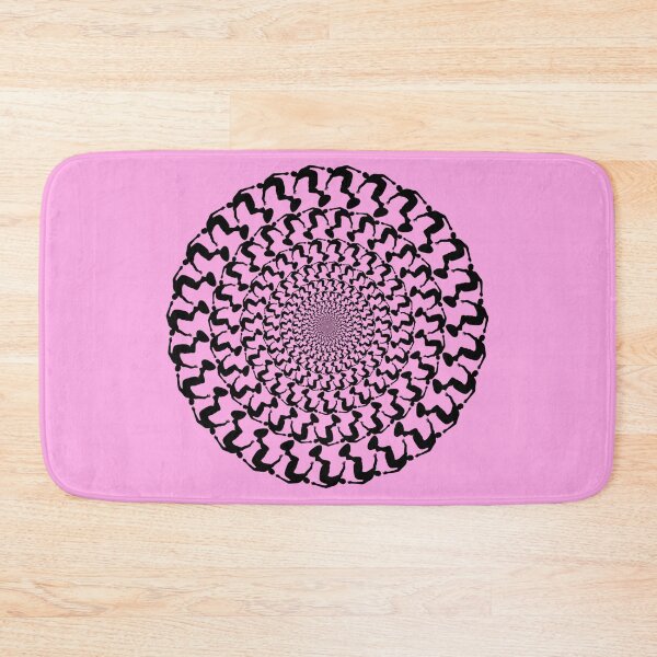 Item preview, Pink Wake Surfing Black Kaleidoscope Mandala  designed and sold by ChristinasMess.
