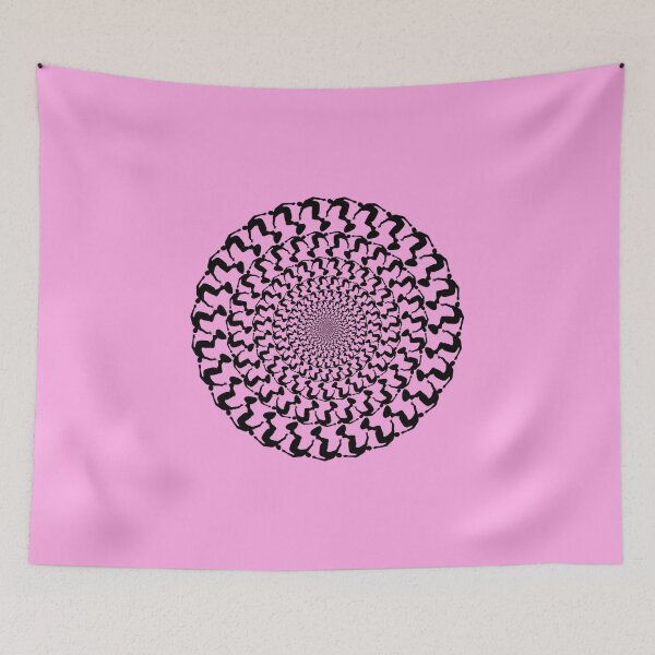 Item preview, Pink Wake Surfing Black Kaleidoscope Mandala  designed and sold by ChristinasMess.