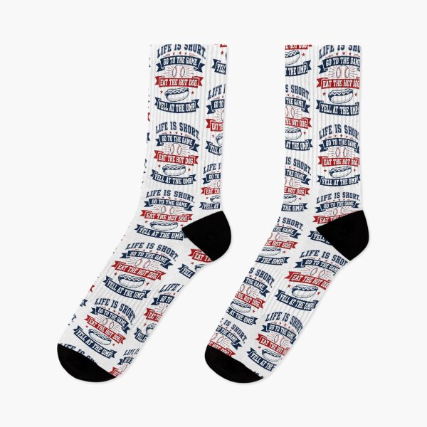 Item preview, Life is Short Go To The Game Eat The Hot Dog Yell At The Ump designed and sold by Randomera.