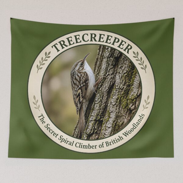 Item preview, TREECREEPER   – The Secret Spiral Climber of British Woodlands designed and sold by The Digital Compass.