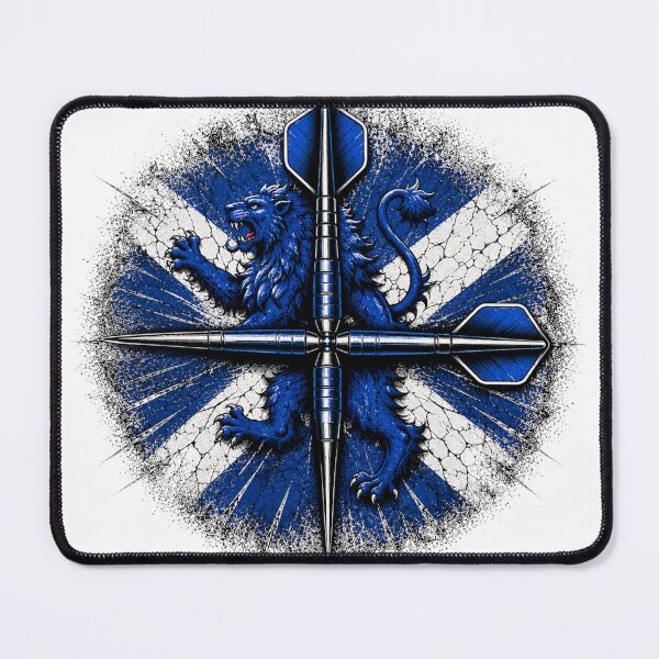 Item preview, Scotland Darts Crossed Darts Grunge Design designed and sold by rafi18.
