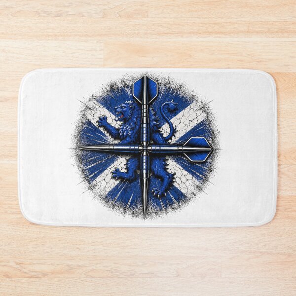 Item preview, Scotland Darts Crossed Darts Grunge Design designed and sold by rafi18.